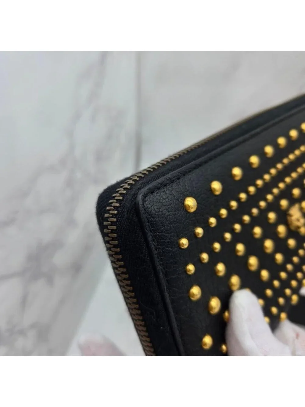 Gucci Wallet Animalier Taiga Studs - Picture 5 of 15